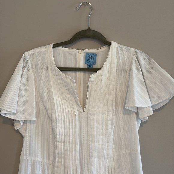 CeCe white cotton dress - Picture 3 of 6